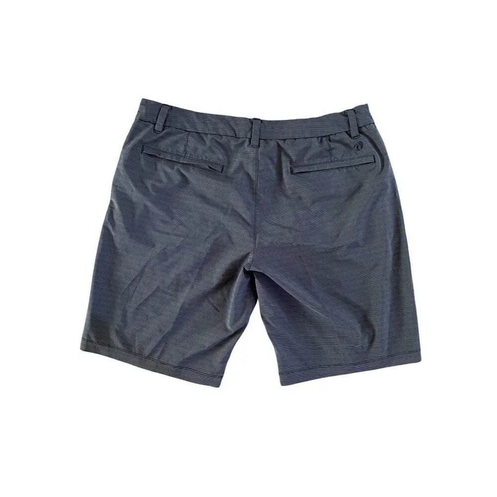 Hang Ten Men's Hybrid Shorts - grey strip, size 38
